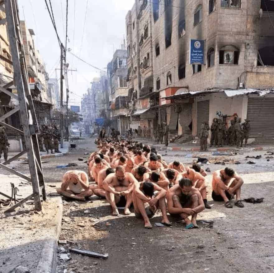 Icc recommends arrest warrants: images of palestinian men stripped down to their underwear, humiliated by idf soldiers surfaced on social media.