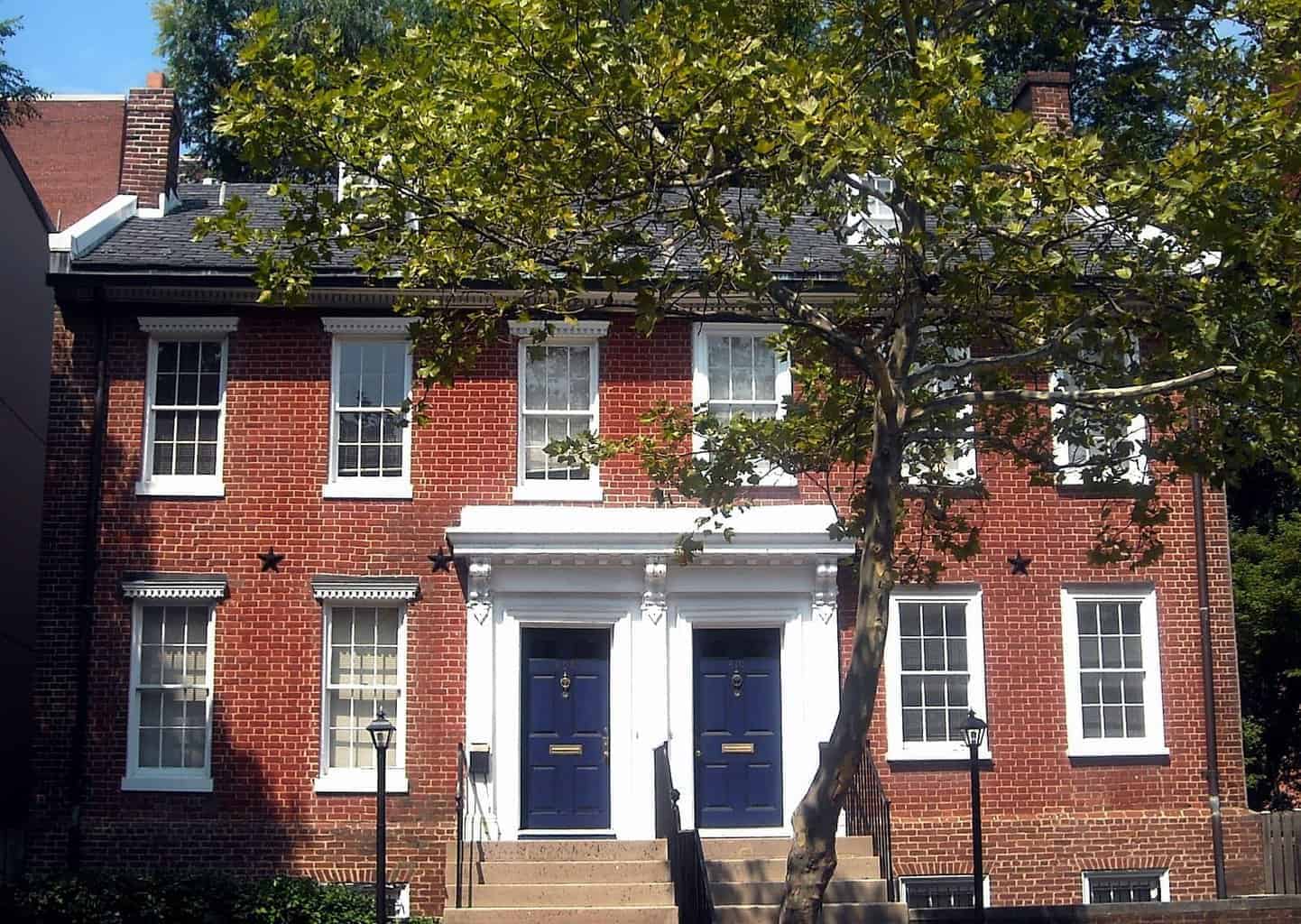 Housing photos in washington: historic houses in foggy bottom
